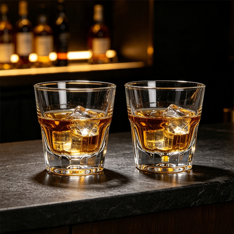 Wine Beer And Spirit - Szklanki do whisky z kryształowego szkła