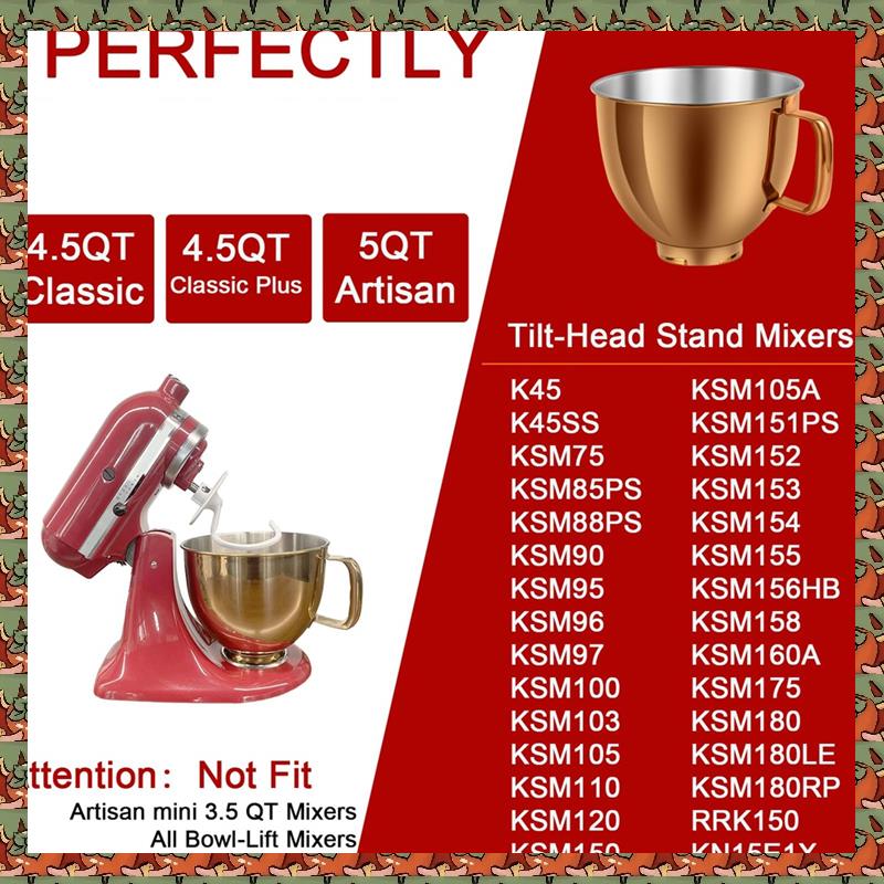 Kitchenaid Mixer Artisan 5Qt - Miska ze stali nierdzewnej ABLQ 5