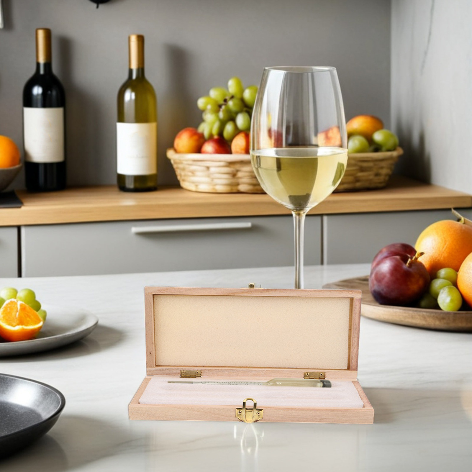 Drewniane pudełko do przechowy – Wine Beer And Spirit recenzja i cena