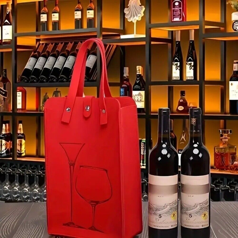 Wysokiej jakości filcowa torba – Wine & Beer Shop Photos recenzja i cena