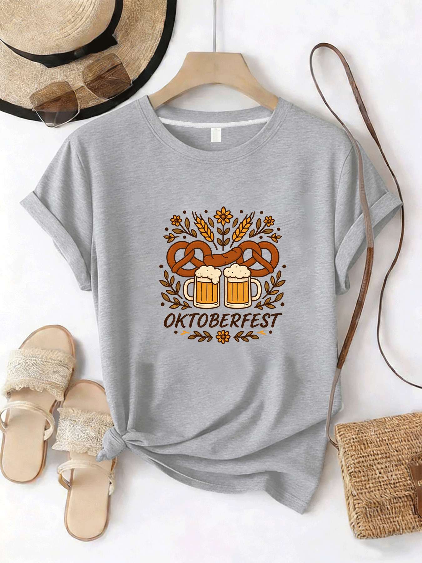 【MYJ062633】Koszulka damska na  – Beer And Wine Festival recenzja i cena