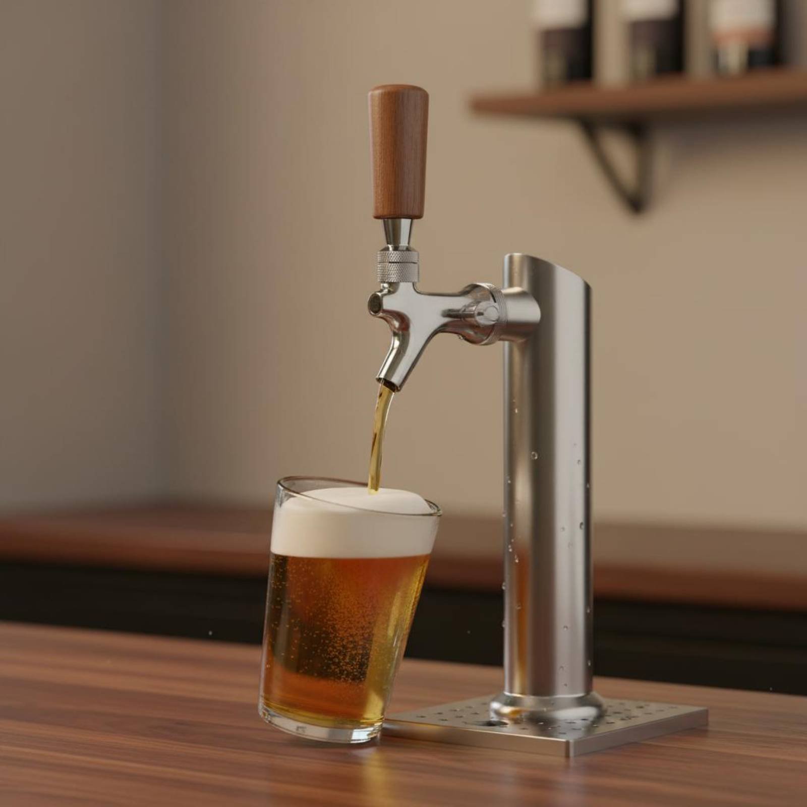 Krótki drewniany uchwyt do kra – Wine Beers recenzja i cena